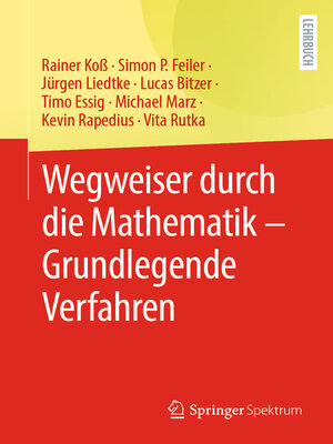 cover image of Wegweiser durch die Mathematik – Grundlegende Verfahren